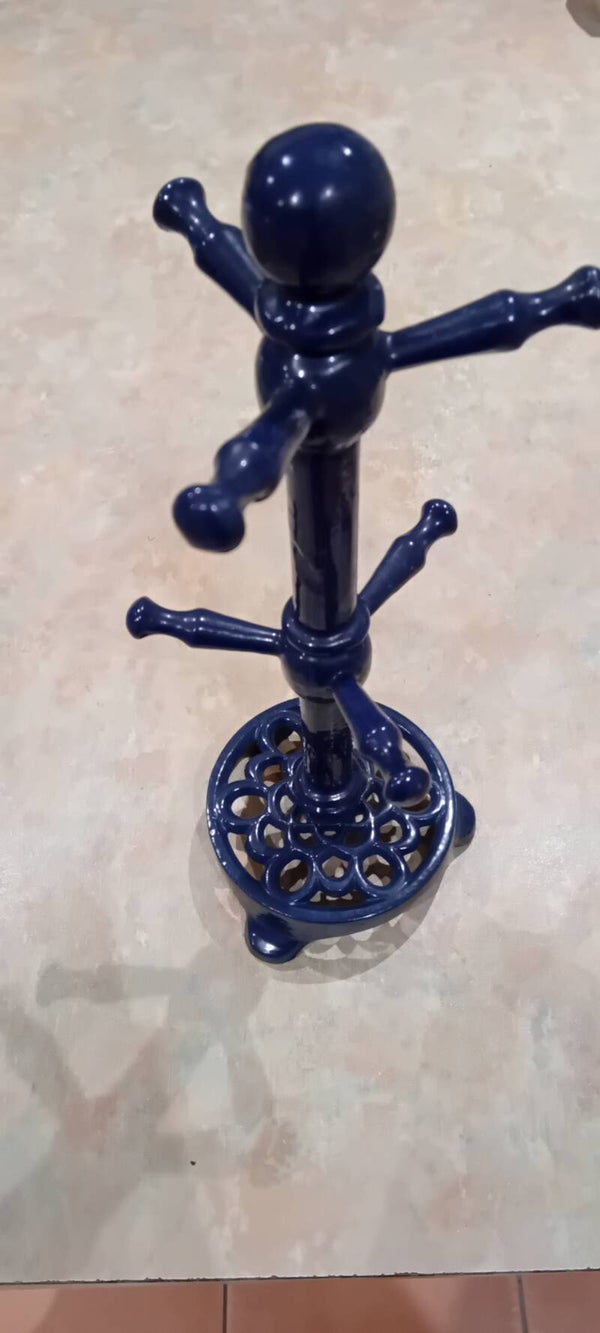 Cast Iron 6 mug/cup tree holder stand. Uk Postage Only