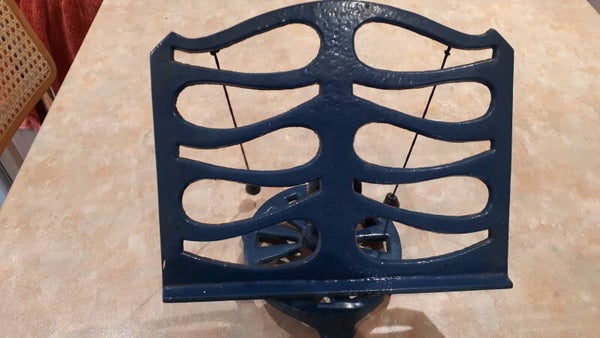 Adjustable Cast Iron Music/Menu/Book Stand. COLLECTION ONLY ##