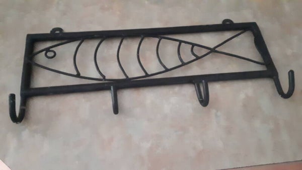 Heavy duty metal/wrought iron?? Hanging rack. Collection only Caerleon nr Newport Gwent