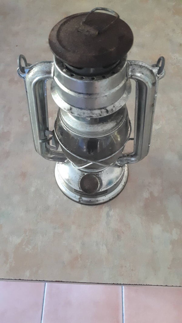 SOLD SOLD Hurricane Style Oil lamp