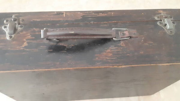 SOLD SOLD Vintage/Antique? Old Wooden Watch Makers Tool Box. Collection only Caerleon nr Newport Gwent