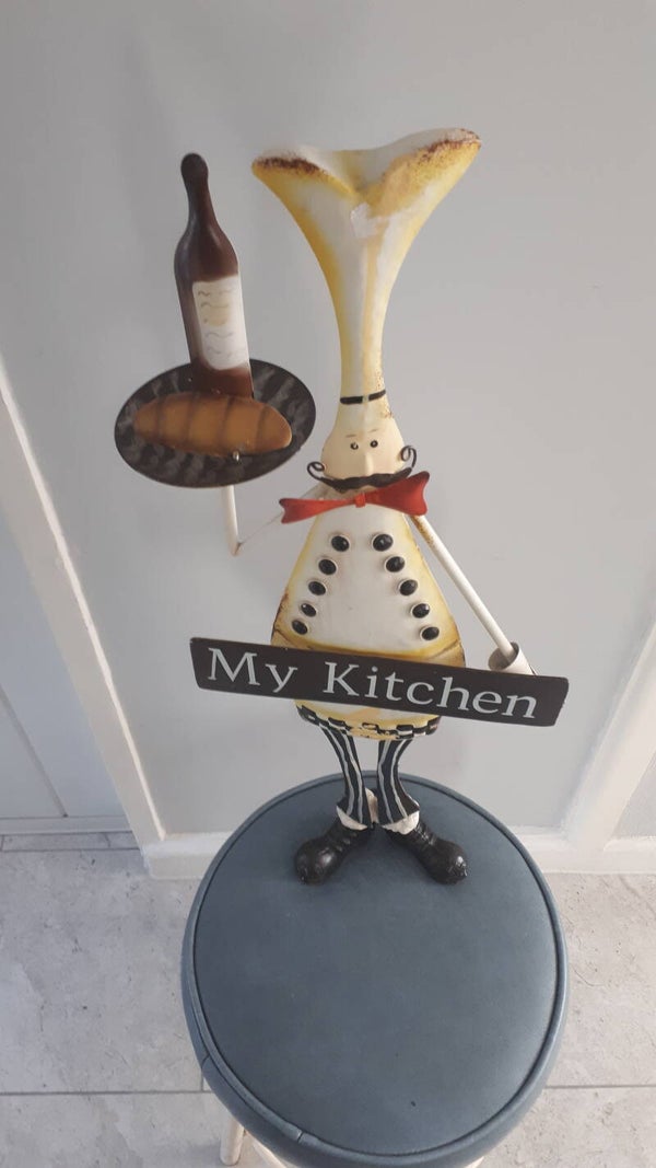 "My Kitchen" Tall metal waiter. Collection only Caerleon nr Newport Gwent