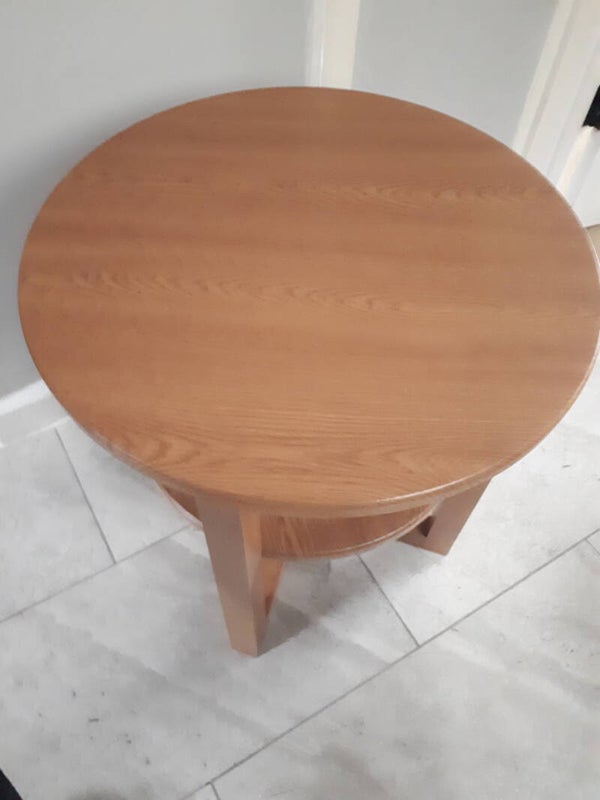 Sold Sold Two Tier Circular Home Table.  Collection only Caerleon nr Newport Gwent