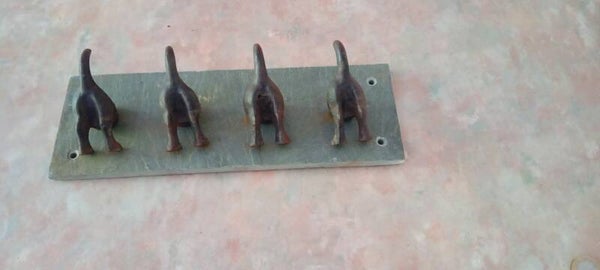 For cute dogtail hooks on heavy slate. Uk Postage Only