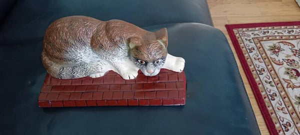 Heavy Cast iron New Cat Door Stop. Uk Postage Only. Free Postage. No1
