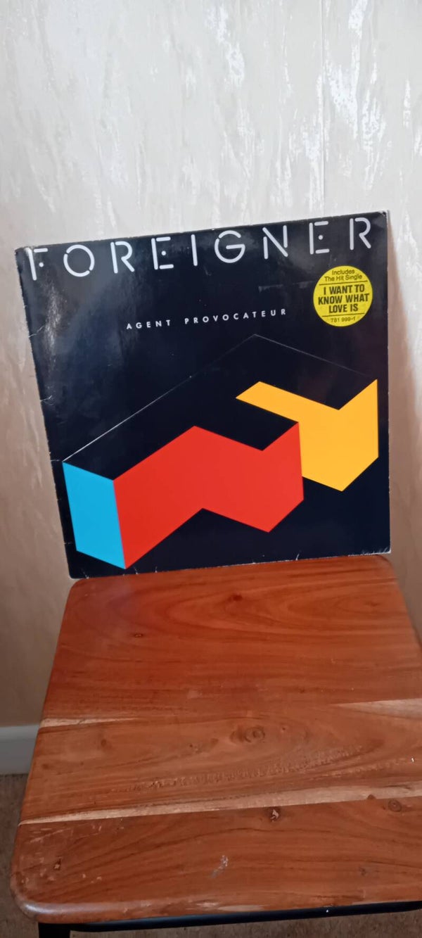 Vinyl LP  - FOREIGNER- Agent Provocateur. Uk Postage Only