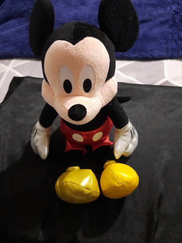 Disney And Ty's Sparkling Mickey Mouse Plush used##