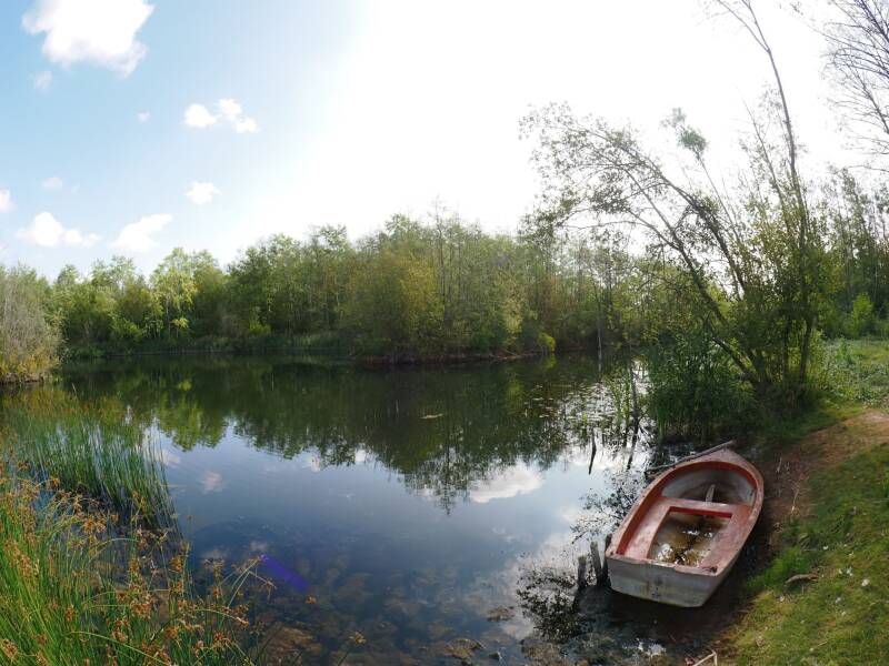 South Lake at the 230-acre Kilvington Lakes estate in Nottinghamshire