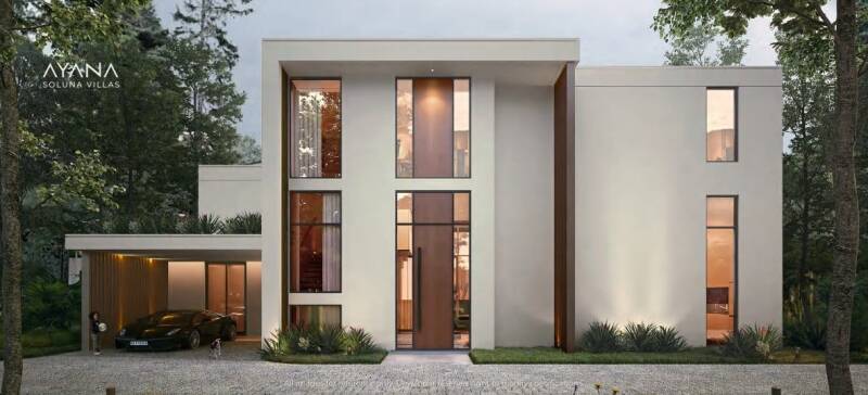 Private pool villa at AYANA Soluna Villas in Thalang, Phuket, Thailand.