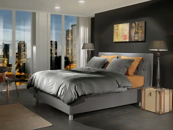 Yellow Dekbedovertrek Percale