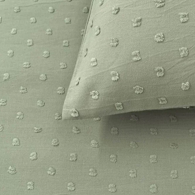 Yellow Dekbedovertrek Eloise Frosty Green