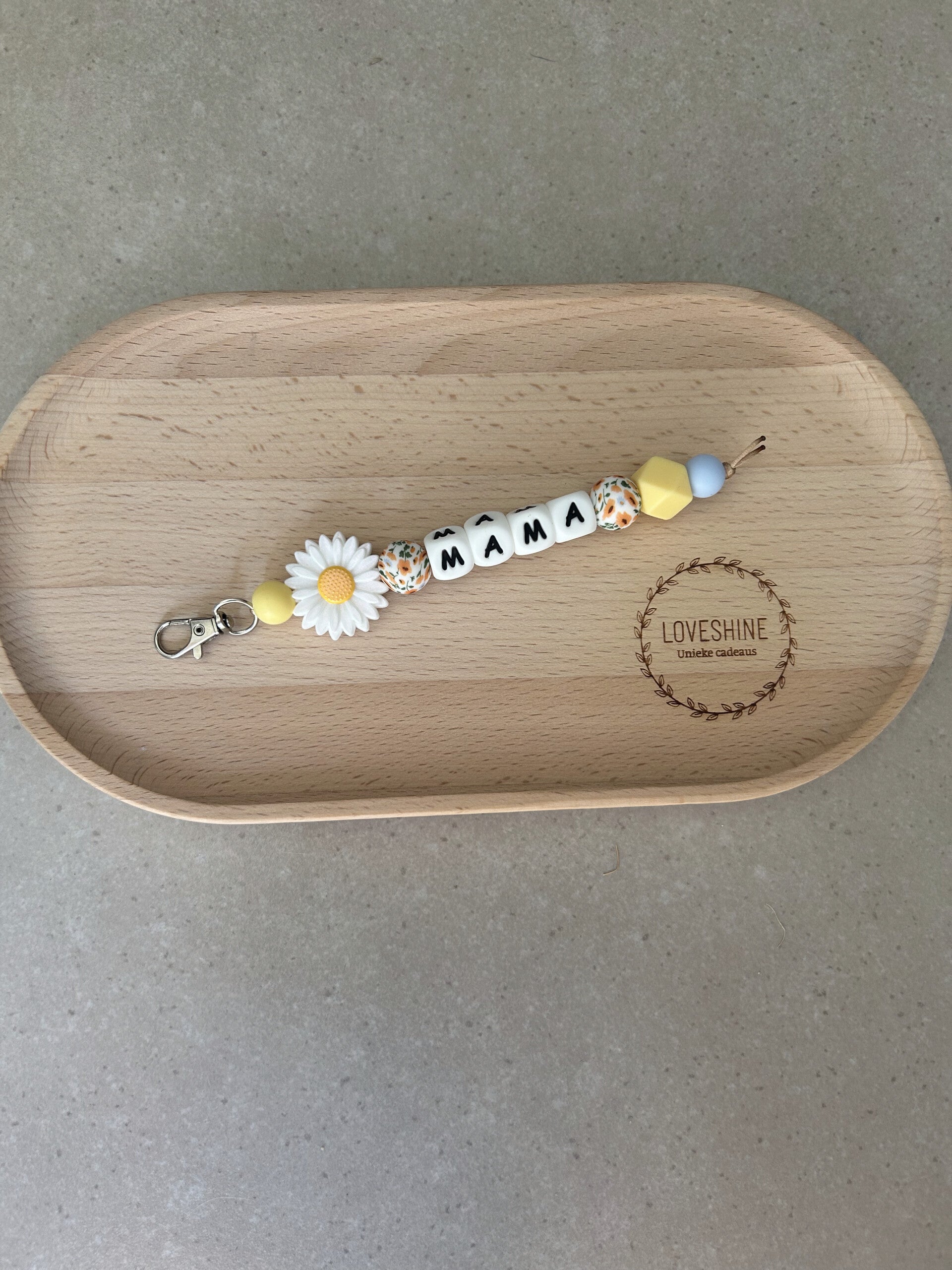 sleutelhanger flower mama