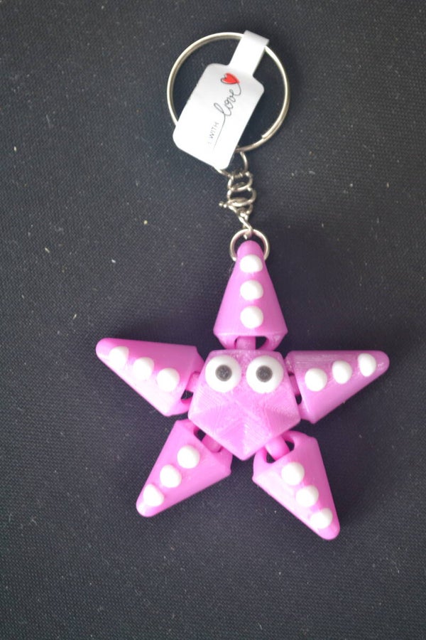 Sleutelhanger Zeester