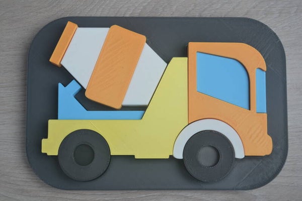 Cementwagen Puzzel