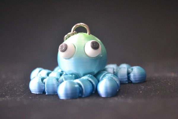 Sleutelhanger Octopus