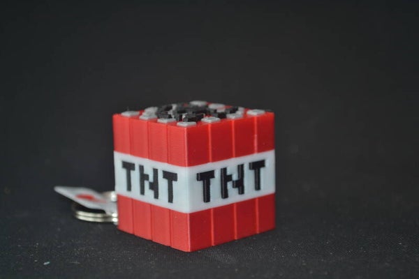 Sleutelhanger Minecraft TNT