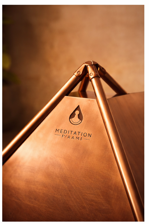 De Sacred Copper Meditation Pyramid