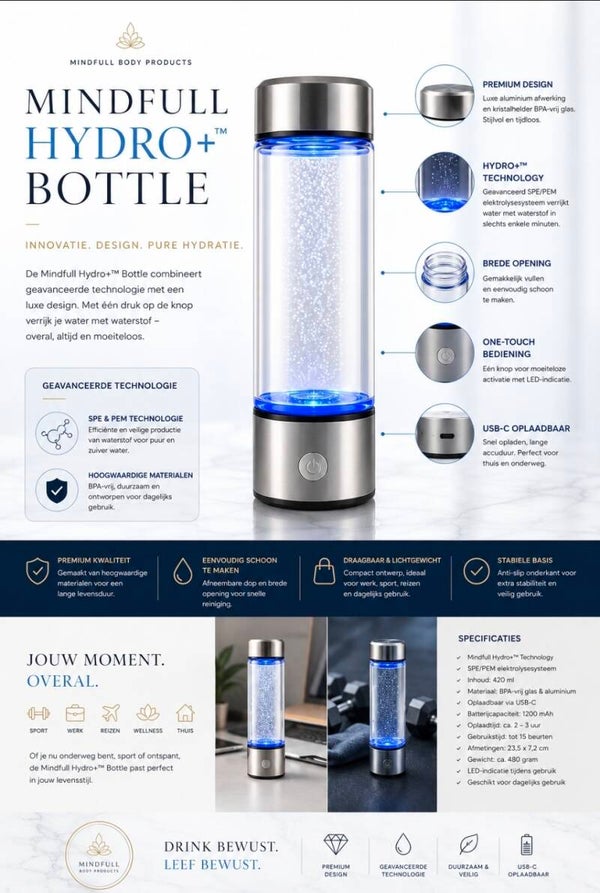 Mindfull Hydro+ Bottle