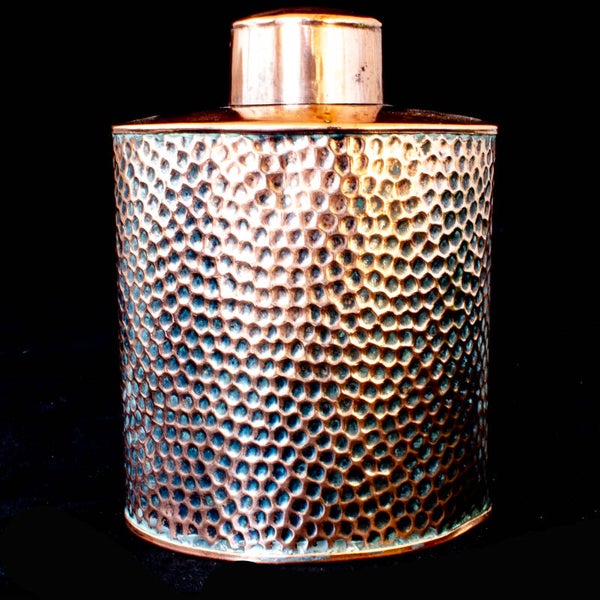 Joseph Sankey and Sons copper tea caddy c.1920’s