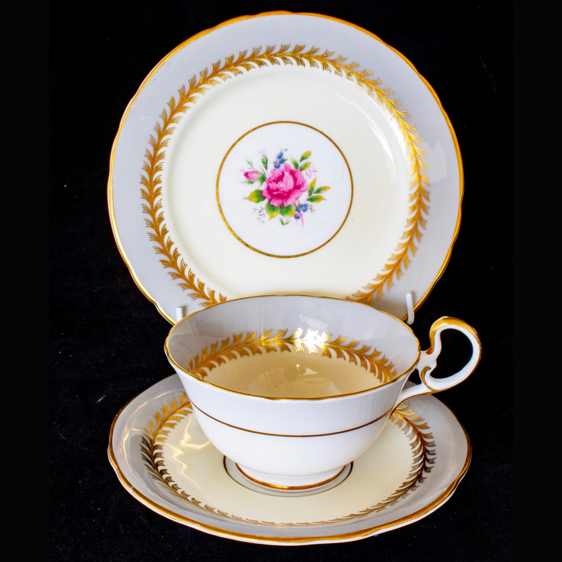 Aynsley fine bone china trio