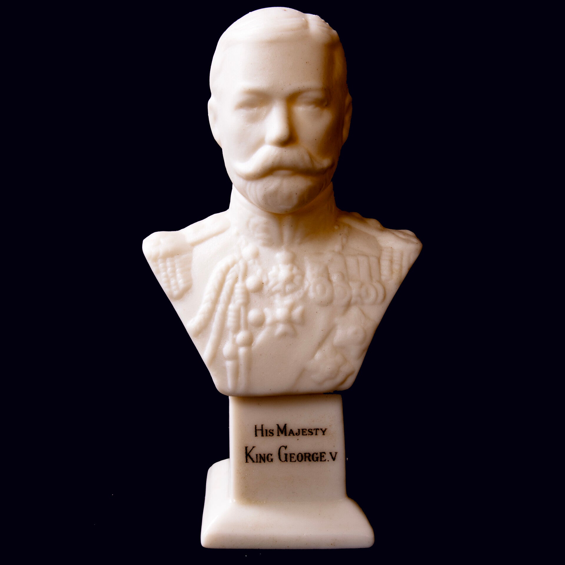 Parian ware bust of King George the 5th by Shelley Pottery Co.