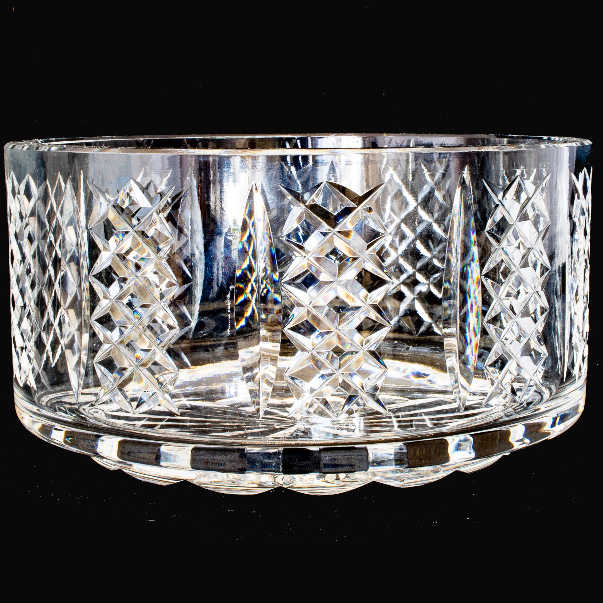 Vintage, hand-made Waterford Crystal Hibernia pattern bowl