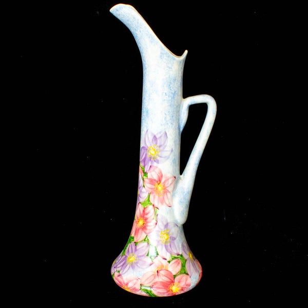 ETB Radford hand painted "Swan Neck" vase