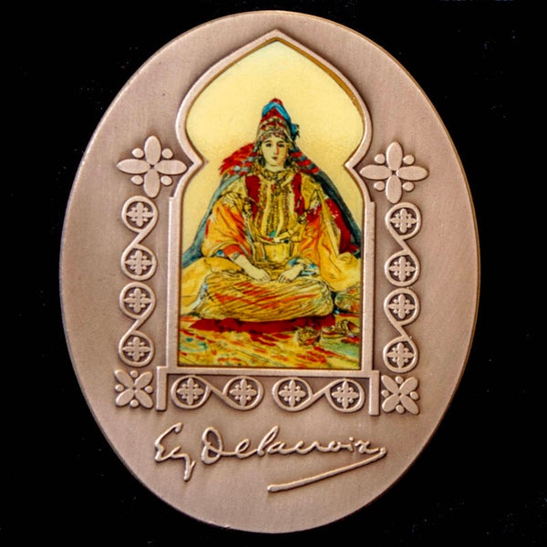 1999 bronze/tombac oval medallion – no.4 in the Women in Art series