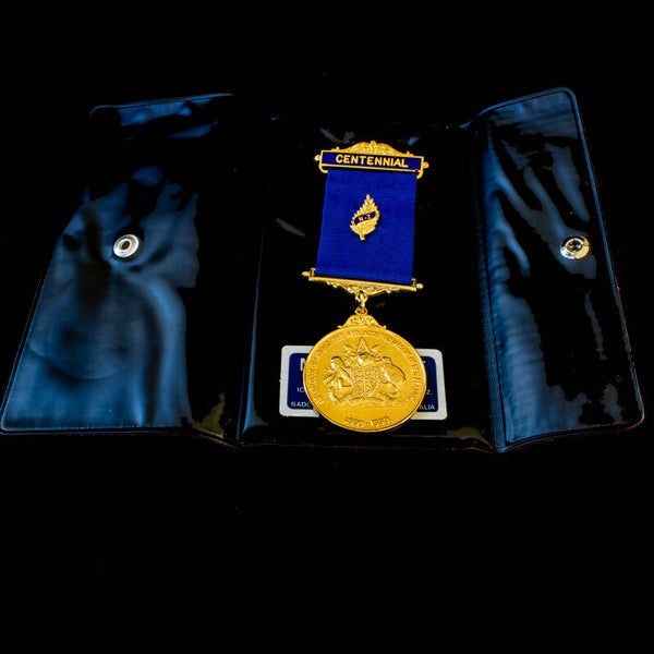 Grand Lodge of New Zealand Freemasons Centennial Medal (1890–1990).