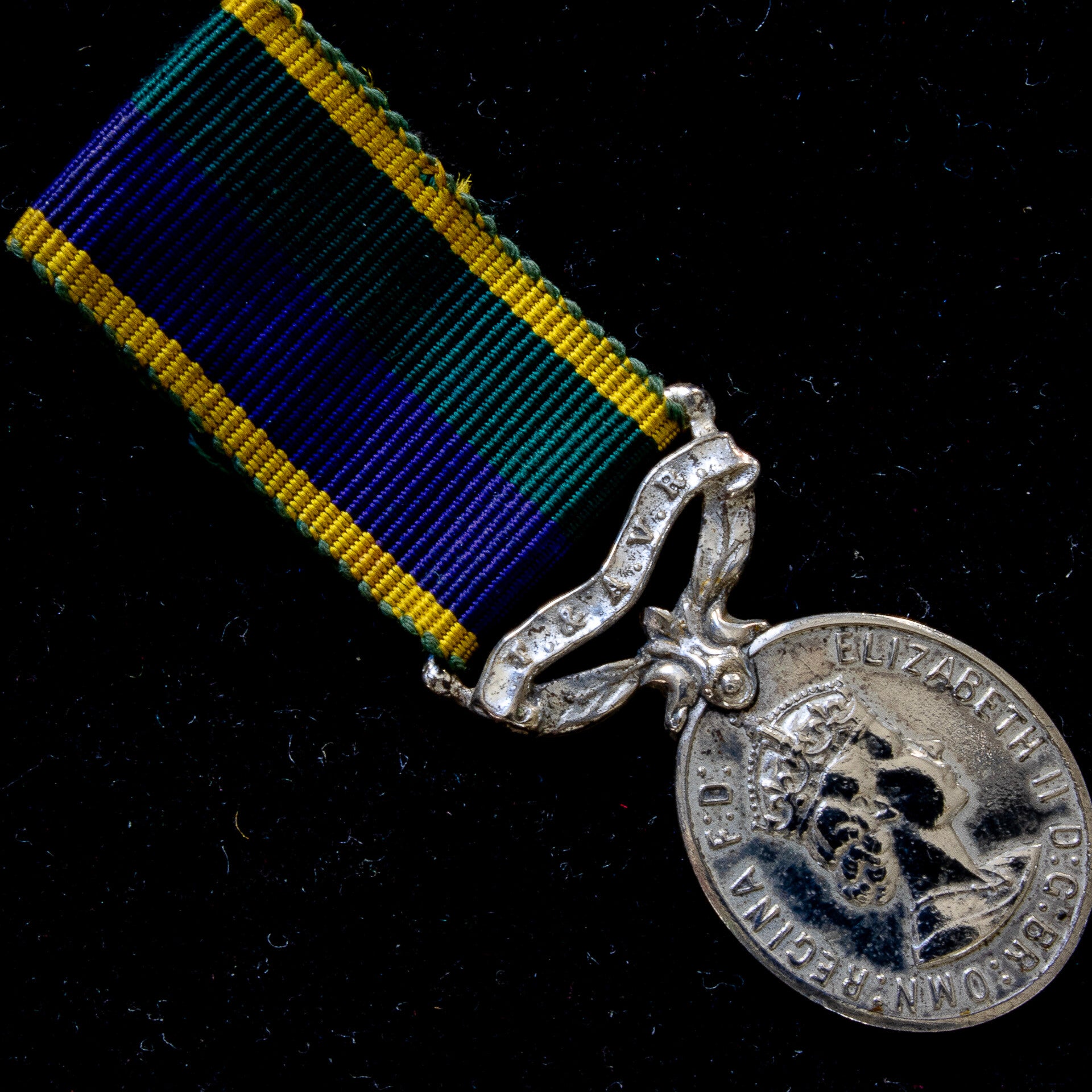Miniature T & A.V.R Efficiency Medal 1969 - 82