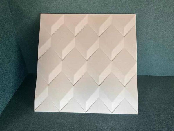 Rhombus 3D Plaster Panel Model 3