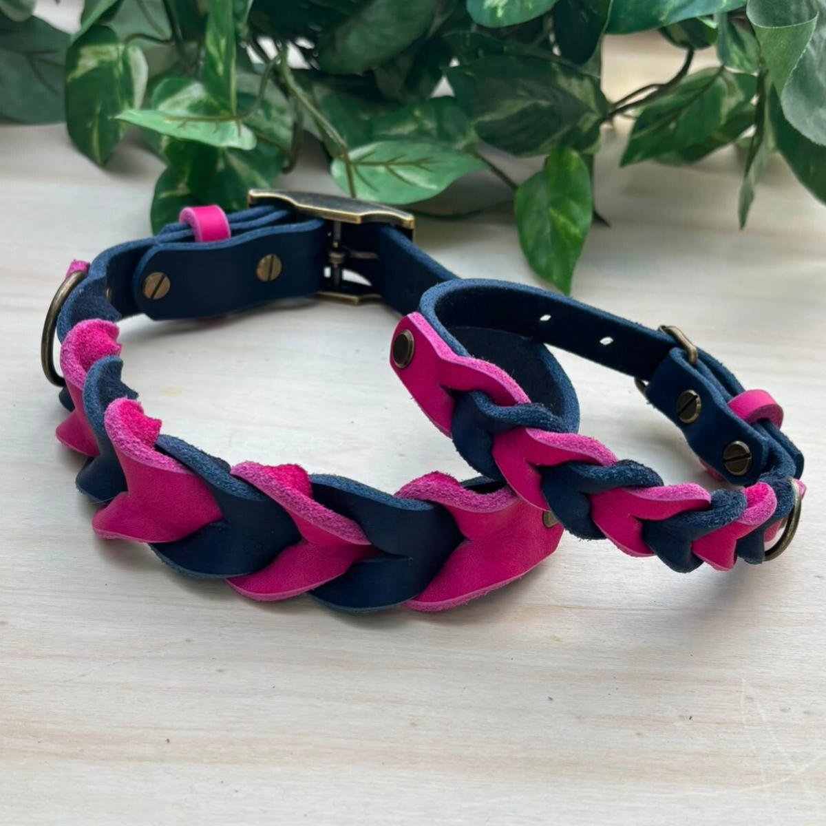 Fettleder-Halsband "Baldeneywelle"
