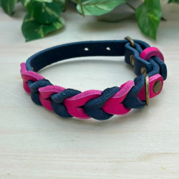 Fettlederhalsband "Baldenywelle" 15 mm