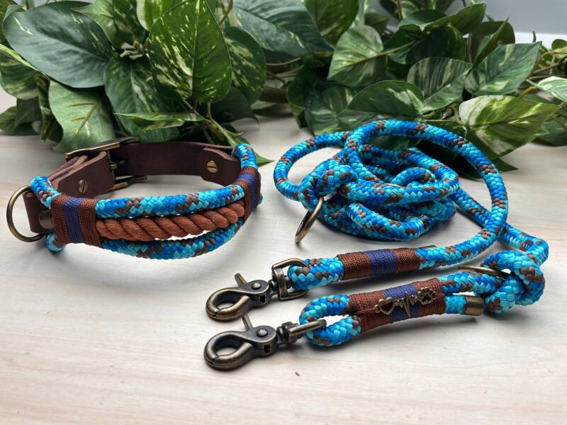 "Ruhrau" Set aus Halsband und Leine von Ruhrpawt