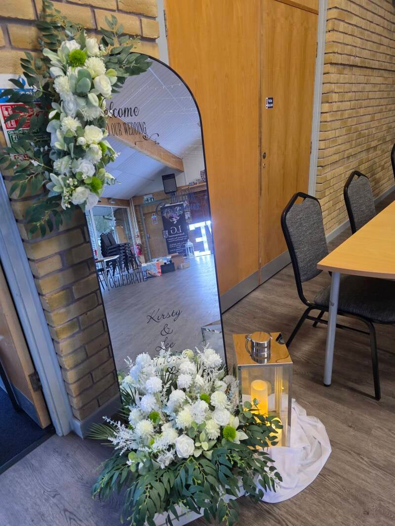 Welcome Mirror Staffordshire Derbyshire Hire 