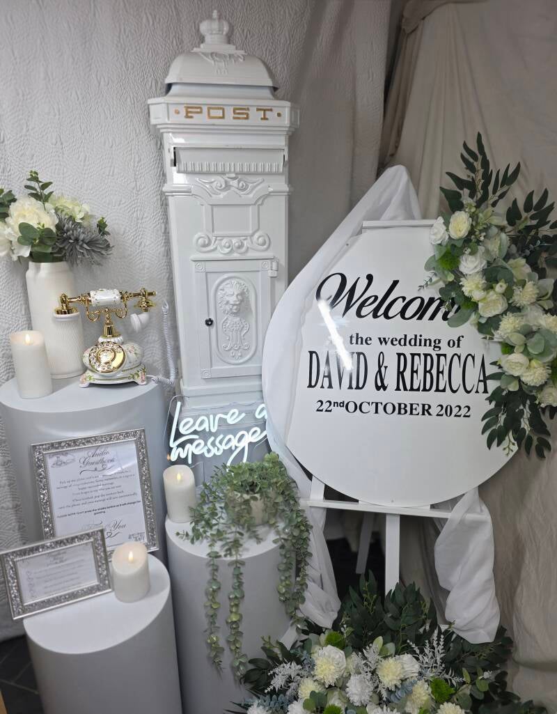 Circle Welcome Board hire 