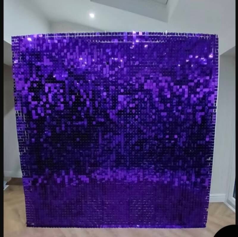 Purple Shimmer Wall