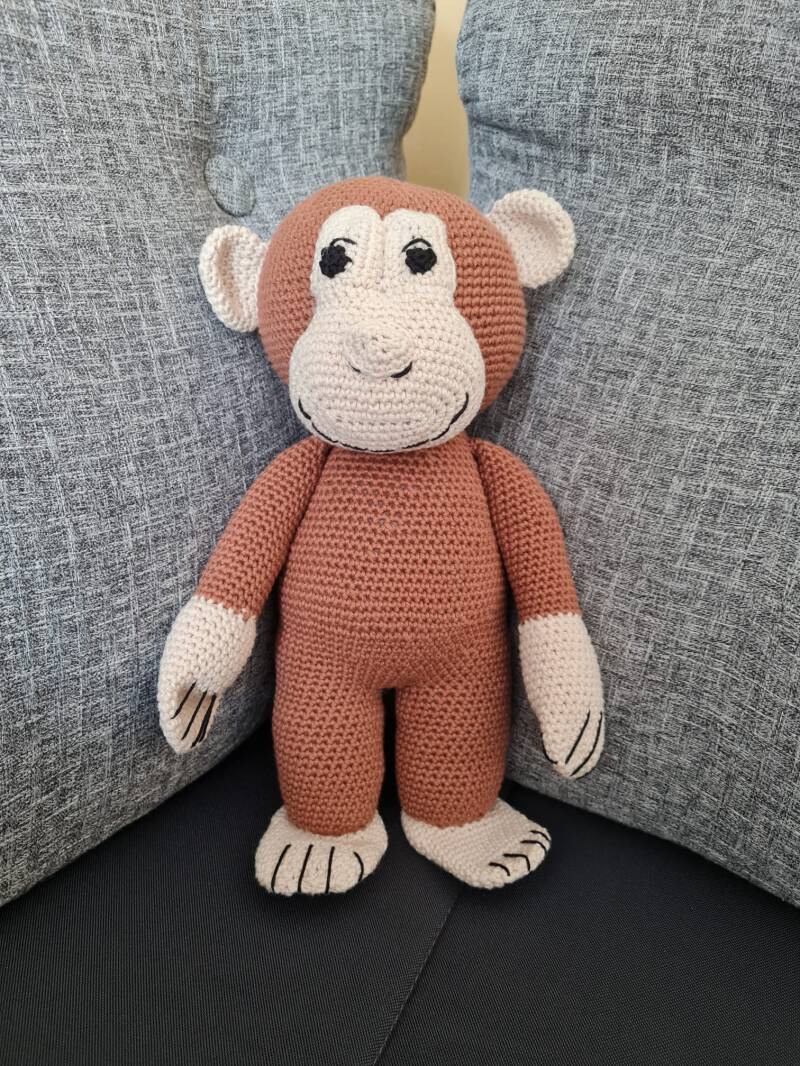 Amigurumi Affe selbstgemacht diy