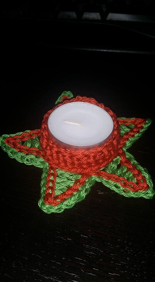 Teelicht "Stern" selbstgemacht diy