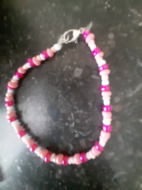 Zelfgemaakte armband