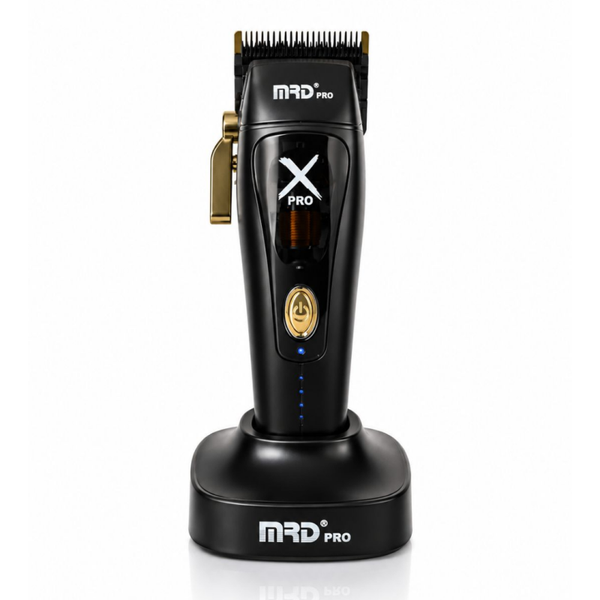 Professionele Tondeuse – MRD Pro Vector Clipper – Draadloze Haartrimmer – Zero Gap – Barber Fade Tondeuse – Titanium Snijblad – 8 Opzetkammen