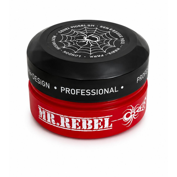 MR. REBEL Red Matte Hair Styling Wax – Haarwax Mannen –  – Sterke Hold – Matte Finish – Natuurlijke Look – Volume & Textuur