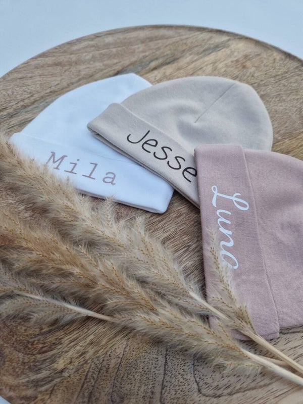 Mutsje bedrukt met naam