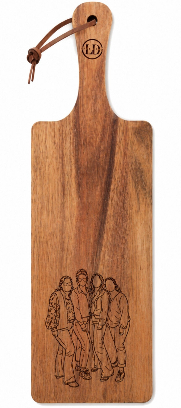 Borrelplank | lijntekening