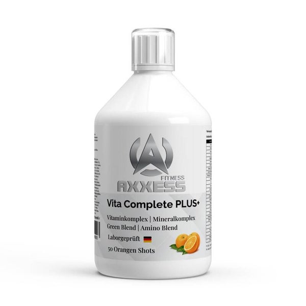 Vita Complete PLUS+ 50 vegane Shots - Fresh Orange - 500ml