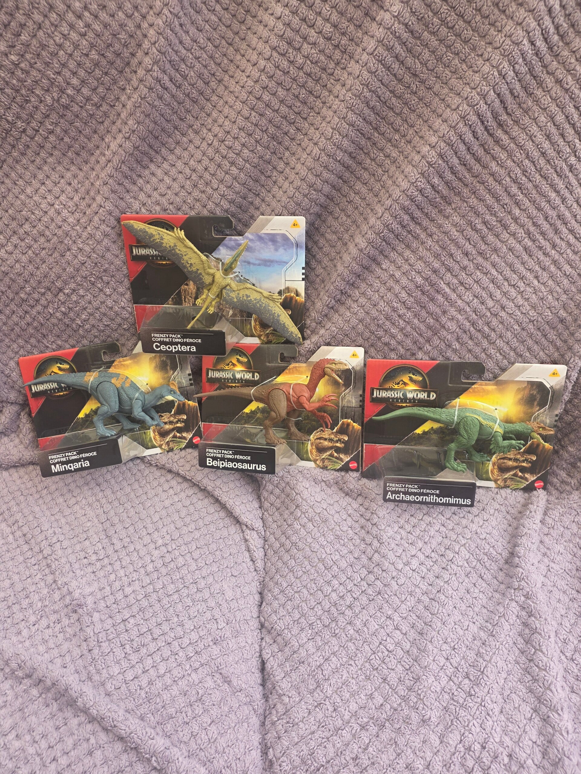 Mattel jurassic world rebirth frenzy pack