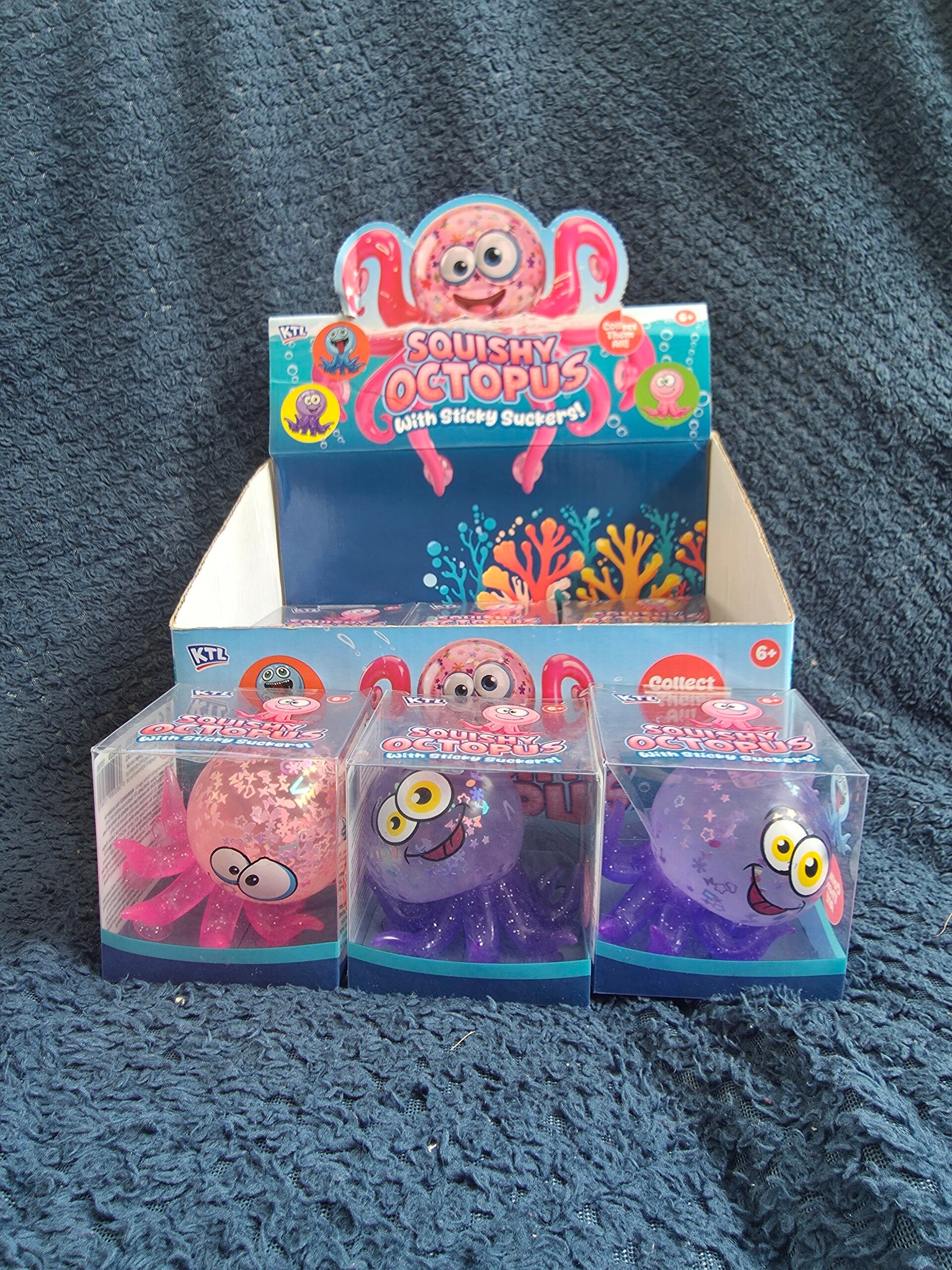 Ktl squishy octopus with super sucker feet maltose fill