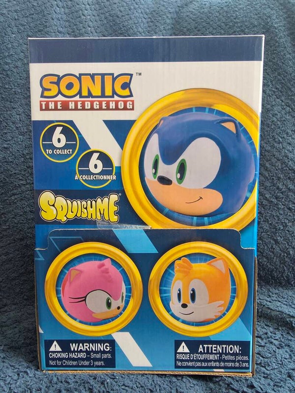 Official sonic squeeze me blind bags heads