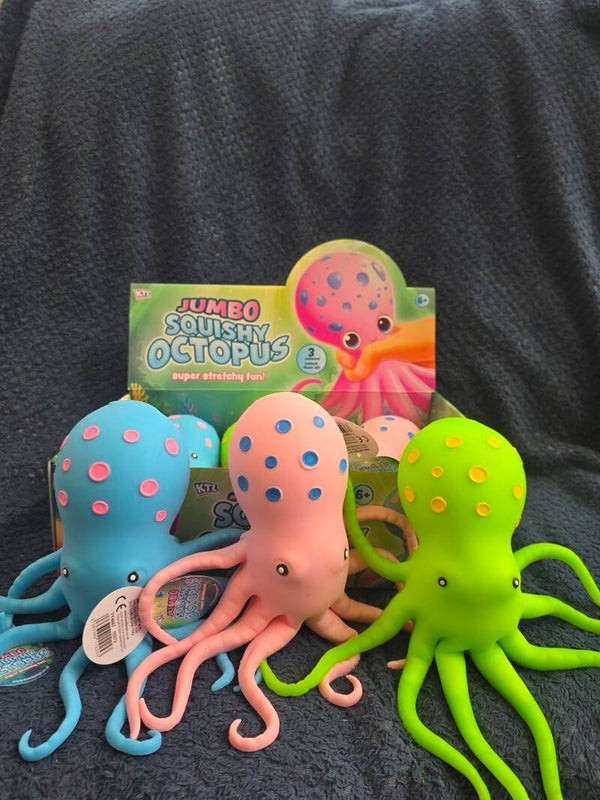 Ktl xxl jumbo octopus clay filled