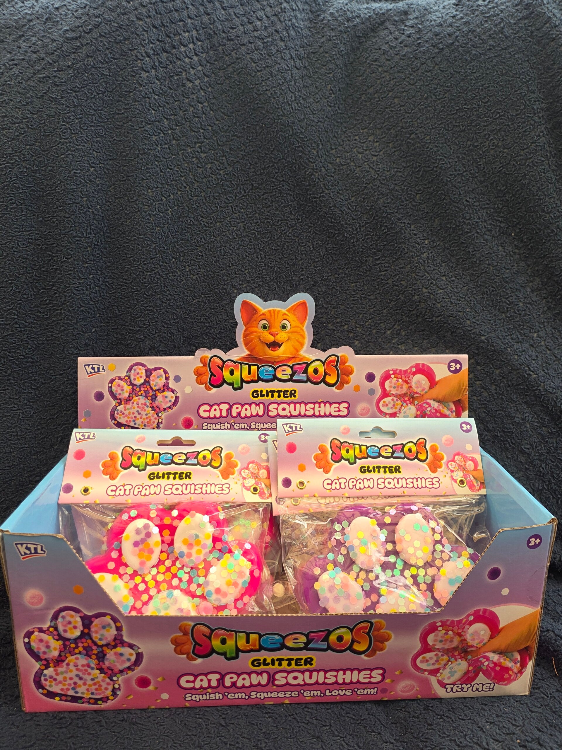 Ktl jumbo xl cat paw squeezos